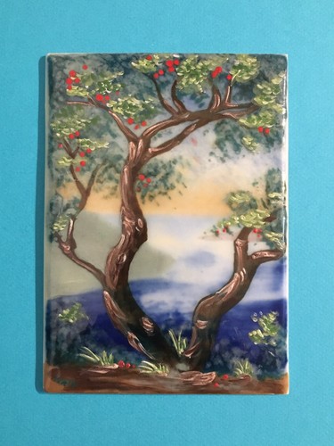 Plaque porcelaine tharaud - porcelaine,