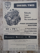 PUB AUTO MOTEUR DIESEL TMD de