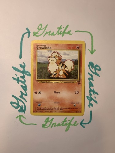 Pokemon tcg growlithe base - pokemon, growlithe,