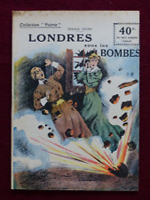 COLLECTION PATRIE n ° 109 /  GUERRE 14-18 / LONDRES SOUS LES BOMBES