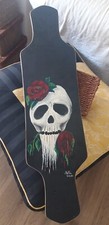 Deck longskate 7 plies Canadien 100% Artisanale peinture Artistique peintre 