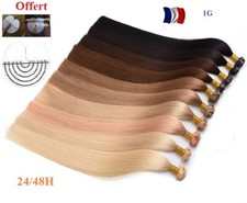 50 100 150 EXTENSIONS KERATINE A CHAUD 100% NATURELS REMY 49-60-66 cm 1 G 48H