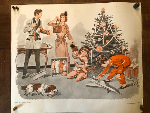 Affiche scolaire sapin - affiche, "