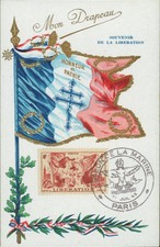 W2-FR739-J6 CM "Mon Drapeau - Libération" 1945
