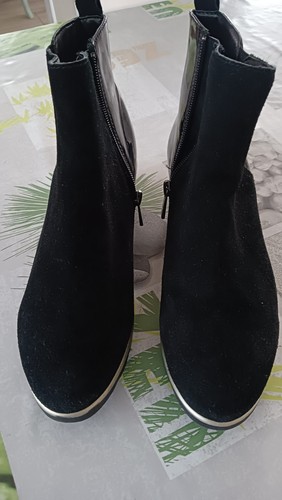 Bottines daim verni taille - et,