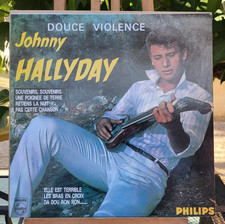 Johnny Hallyday  Douce Violence  LP 33T DIAL 1988 NEUF Jamais Joué