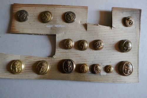 Boutons militaire ancien - 16,