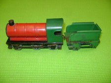 CR CHARLES ROSSIGNOL TRAIN DE PLANCHER LOCO MECANIQUE +TENDER EPOQUE BING-JEP