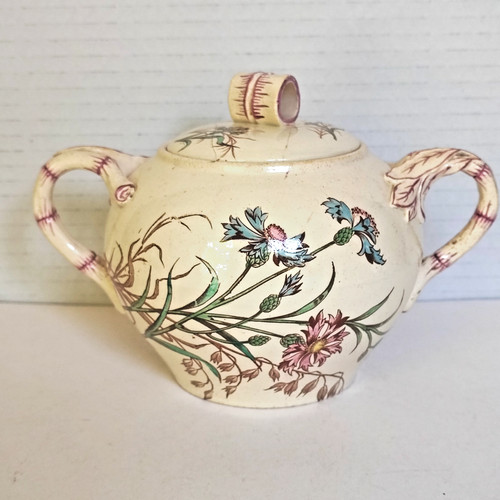 Rare ancien sucrier pot g - pot, k&g
