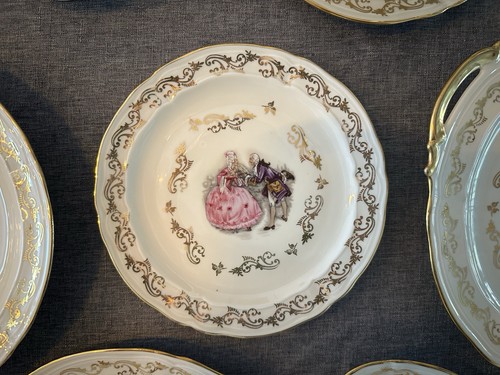 Service table porcelaine - table, en