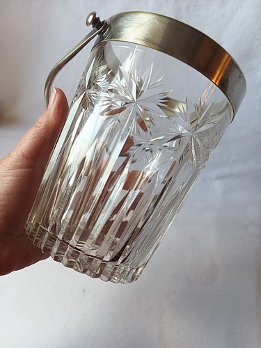 Seau glaçons cristal - glaçons,
