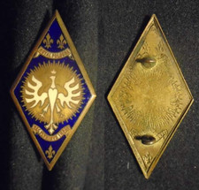 INSIGNE MILITAIRE – 5° RÉGIMENT DE CUIRASSIERS – DRAGO DÉPOSÉ