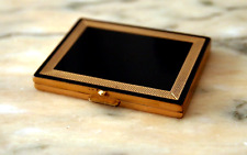 Poudrier PATRYS Paris complet houpette tamis et restant de poudre vers 1950