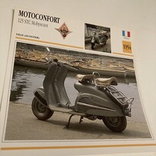 Motoconfort scooter 125 STC Mobyscoot 1954 carte moto de collection Atlas France