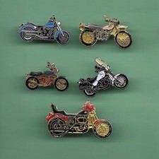 5 PIN'S  MOTO *** LOT N°5 ***