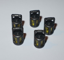 Lego ® City Lot 5 Lampe Poignée Lanterne Lumière Lamp Pearl Dark Gray 37776 NEW