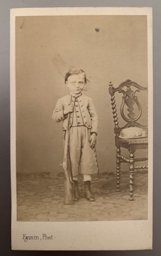Cdv enfant jeune garcon - jeune,