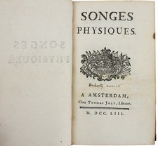 MOREAU DE SAINT-ELIER, Louis-Malo Songes physiques.
