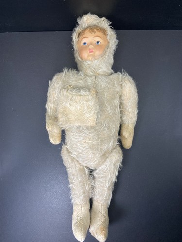 Antique german mohair doll - antique,