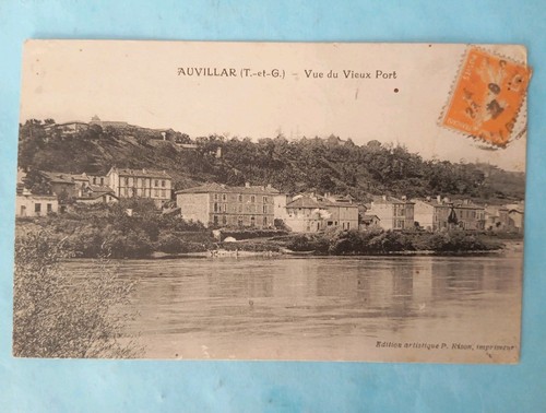 Cpa auvillar vue - auvillar, du