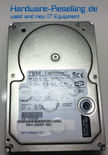 Ibm ultrastar 36gb hdd - ultrastar, u320
