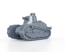 WWI WWII - FRENCH CHAR RENAULT FT 17 - 1/48 1/56 1/72 1/87 1/100 3D PRINTED