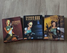 Lot Jeu Tomb Raider II + III + Révélation finale - PC Big Box