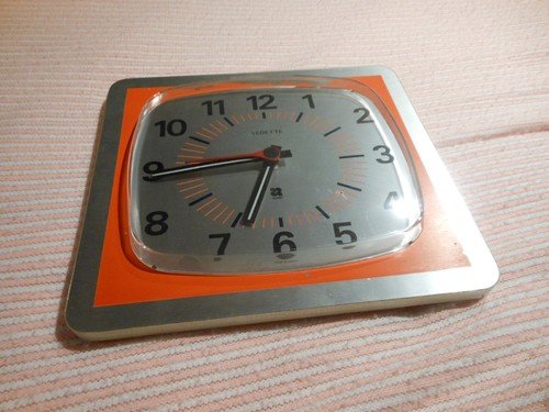 Horloge vedette orange - vedette,
