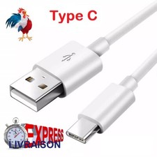 Câble USB Type C Charge Rapide 1 M pour S9 S8 S10 S20 S21 A50 A51 A40 A20e