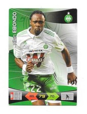 Carte adrenalyn - Foot 2010/11 - Saint Etienne - Albin Ebondo