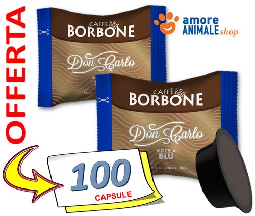 100 capsules café borbone - capsules,
