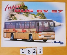 HEULIEZ BUS INTER GX 57 Prospectus 4 pages Fr 6/1996