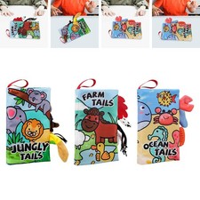 Livre en tissu pour bébé, livre de développement, livre en tissu, sons pour