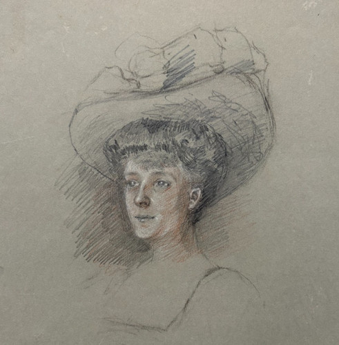 Antique original drawing - antique,