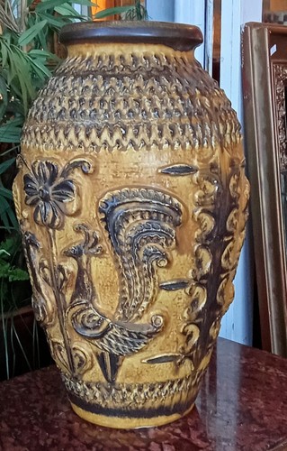 Ancien grand vase pot - pot, en