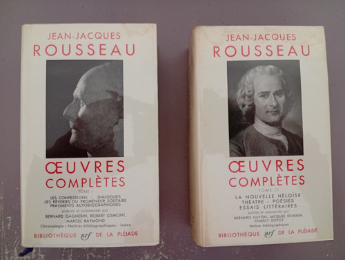 Pléiade rousseau oeuvres - pléiade,