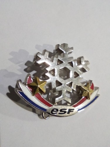 Broche flocon esf école ski - École,