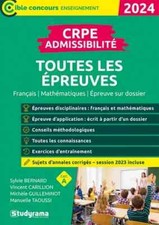 CRPE – Admissibilité – Toutes les épreuves (Concours 2023-2024) 