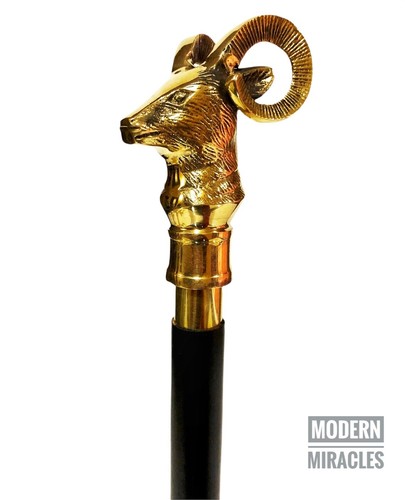 Ancien bâton marche noir - ancien,