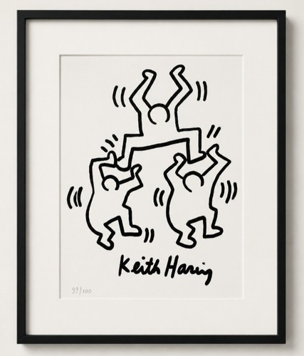 Superbe lithographie keith - superbe,