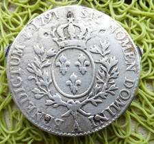 ELOI PERNET. Ancien Onglier Ecu Argent 1791.ARGENT COUTEAU LIME CISEAUX.