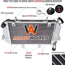 2 Rangées Aluminium Radiateur