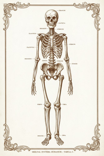 Anatomie klassik vintage - klassik,