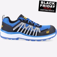 Caterpillar Charge S3 Hommes Sécurité Travail Construction Protection Sport Bleu