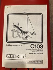 Weider c103 workout gym - workout,