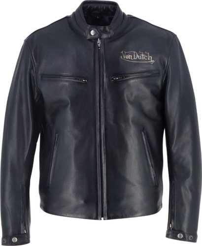 Veste cuir moto dutch x - dutch,