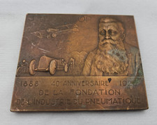 PLAQUE MEDAILLE BRONZE DUNLOP