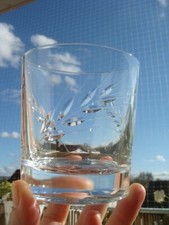 Cristal d'Arques Fleury épi 6 verres à Whisky 30 cl (3 avec micros rayures)