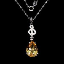 Été 925 Collier Argent Poire