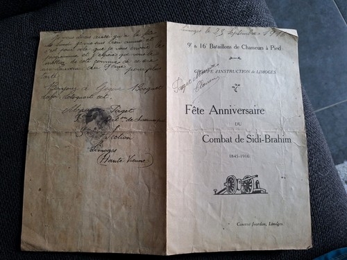 Document militaire fête - militaire,